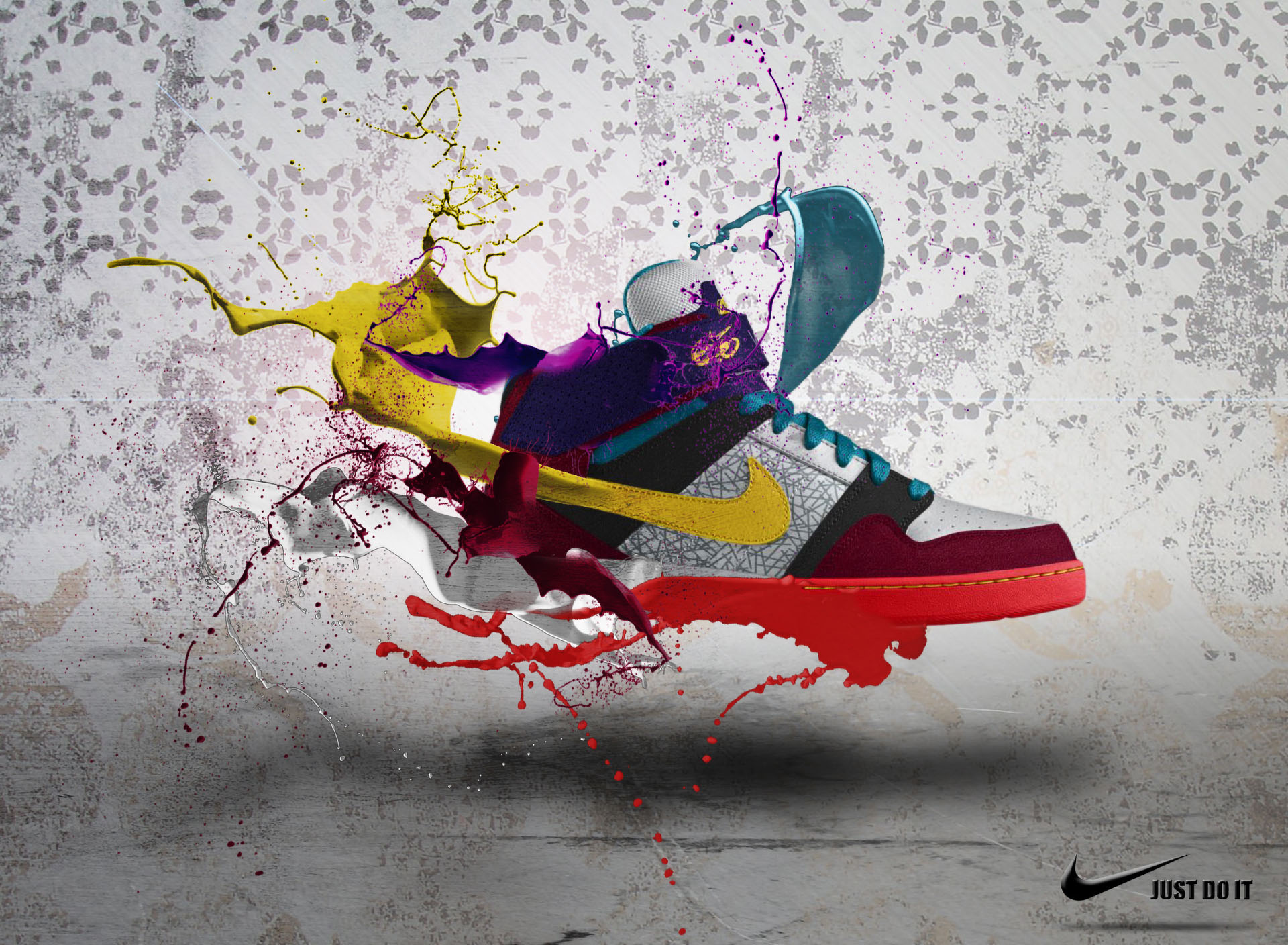 Nike-Photomontage